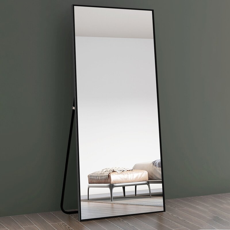 Nechama Full Length Mirror, Black - Image 0