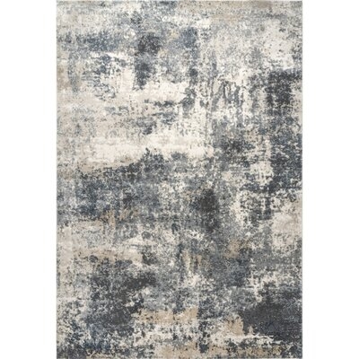 Bolan Abstract Blue Area Rug - Image 0