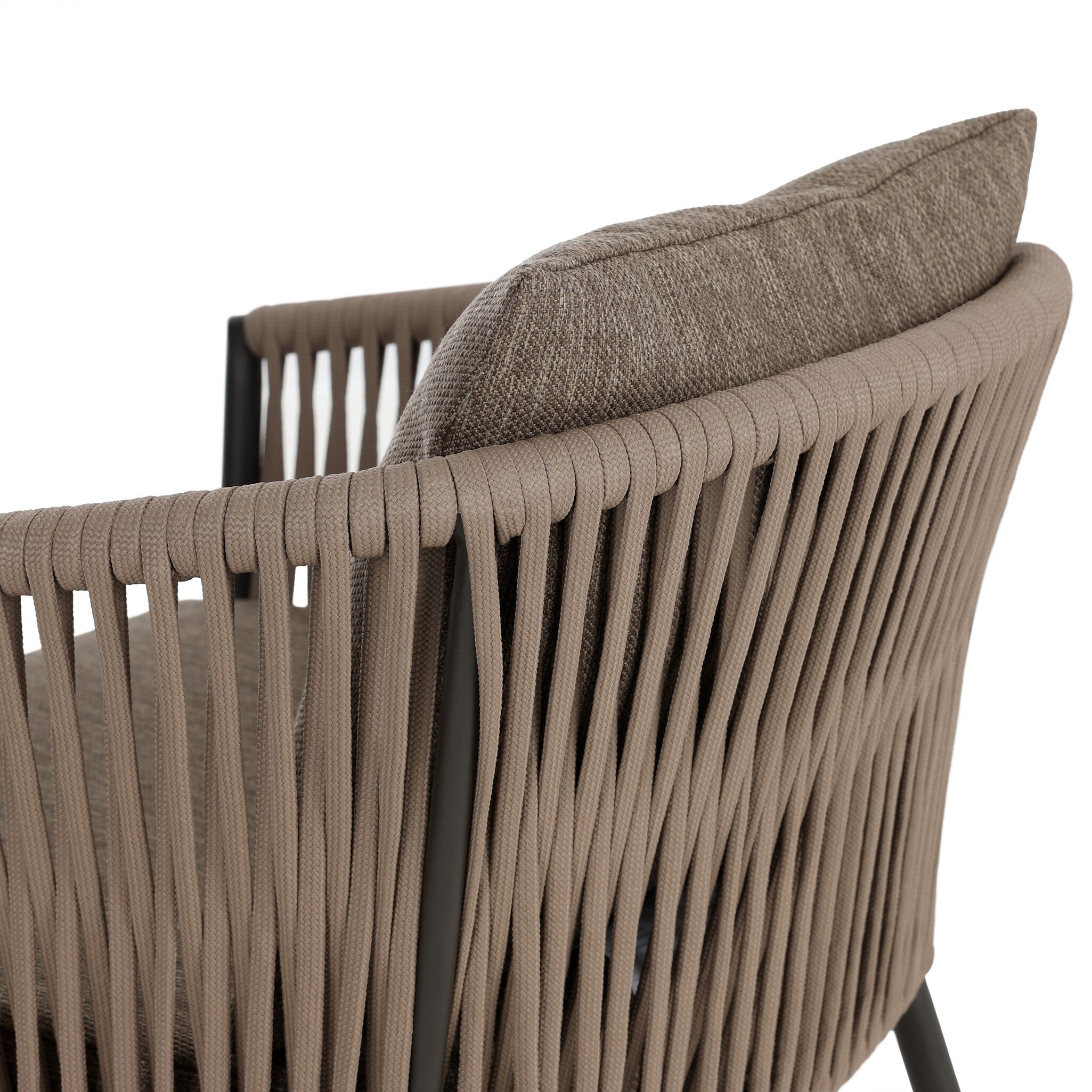 Porto Outdoor Dining Chair - Ellor Brown - Image 10
