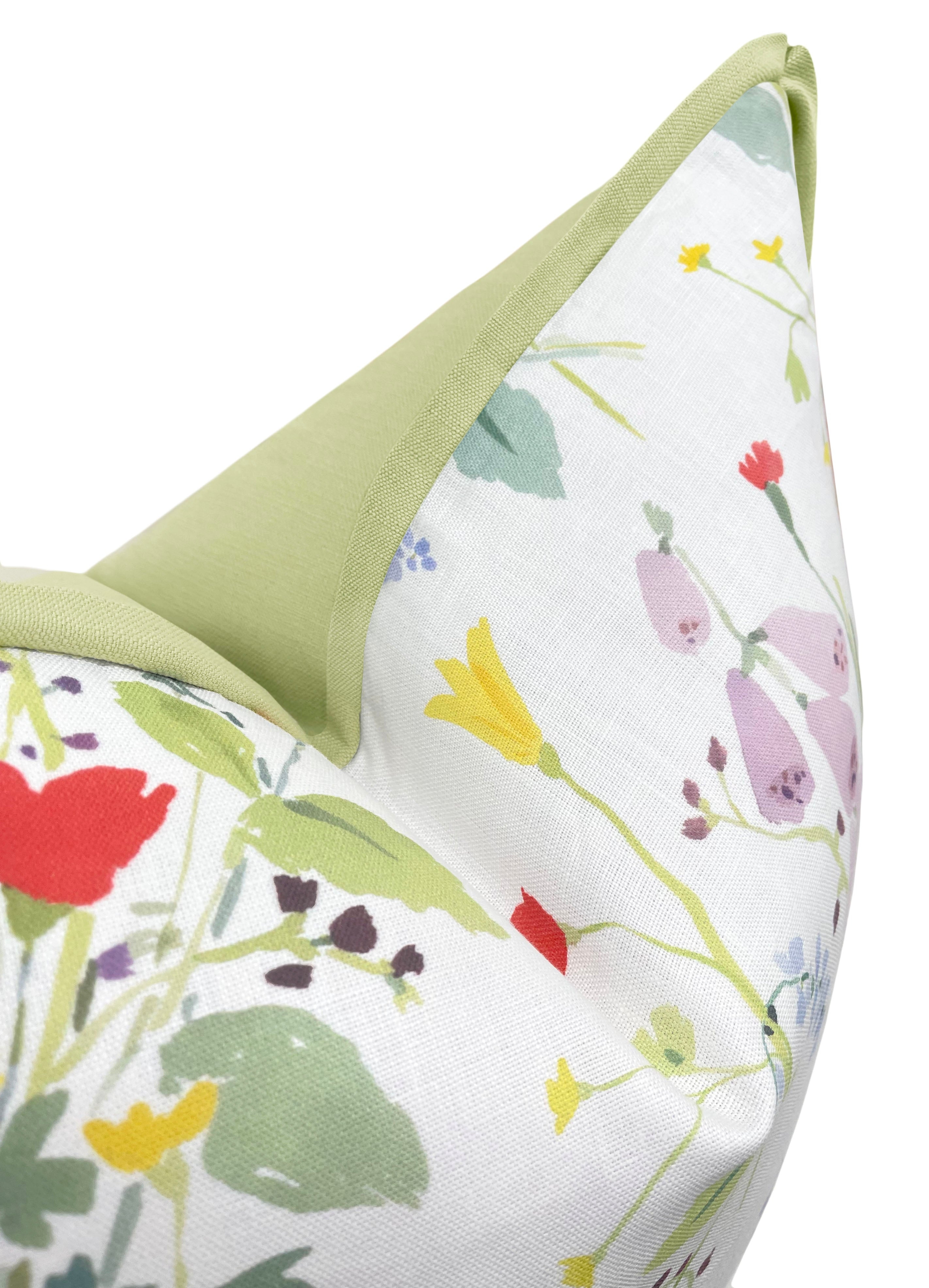 FLORA // SUMMER | CAITLIN MCGAULEY - 20" X 20" / CORDING / Celadon - Image 0