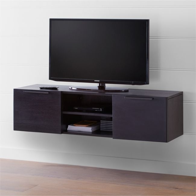Rigby 55" Small Floating Wenge Media Console - Image 0