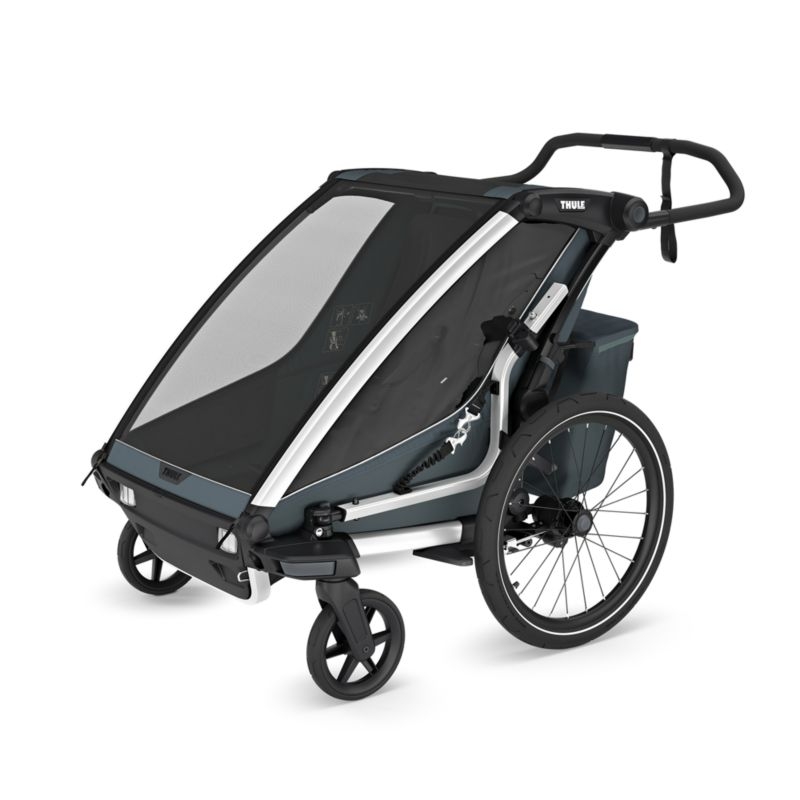 Thule Chariot Cross 2 Dark Slate Double Multisport Bike Trailer - Image 5