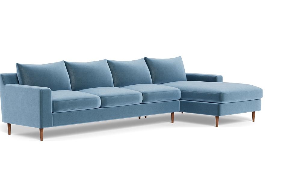 Sloan 4-Seat Right Chaise Sectional - Image 1