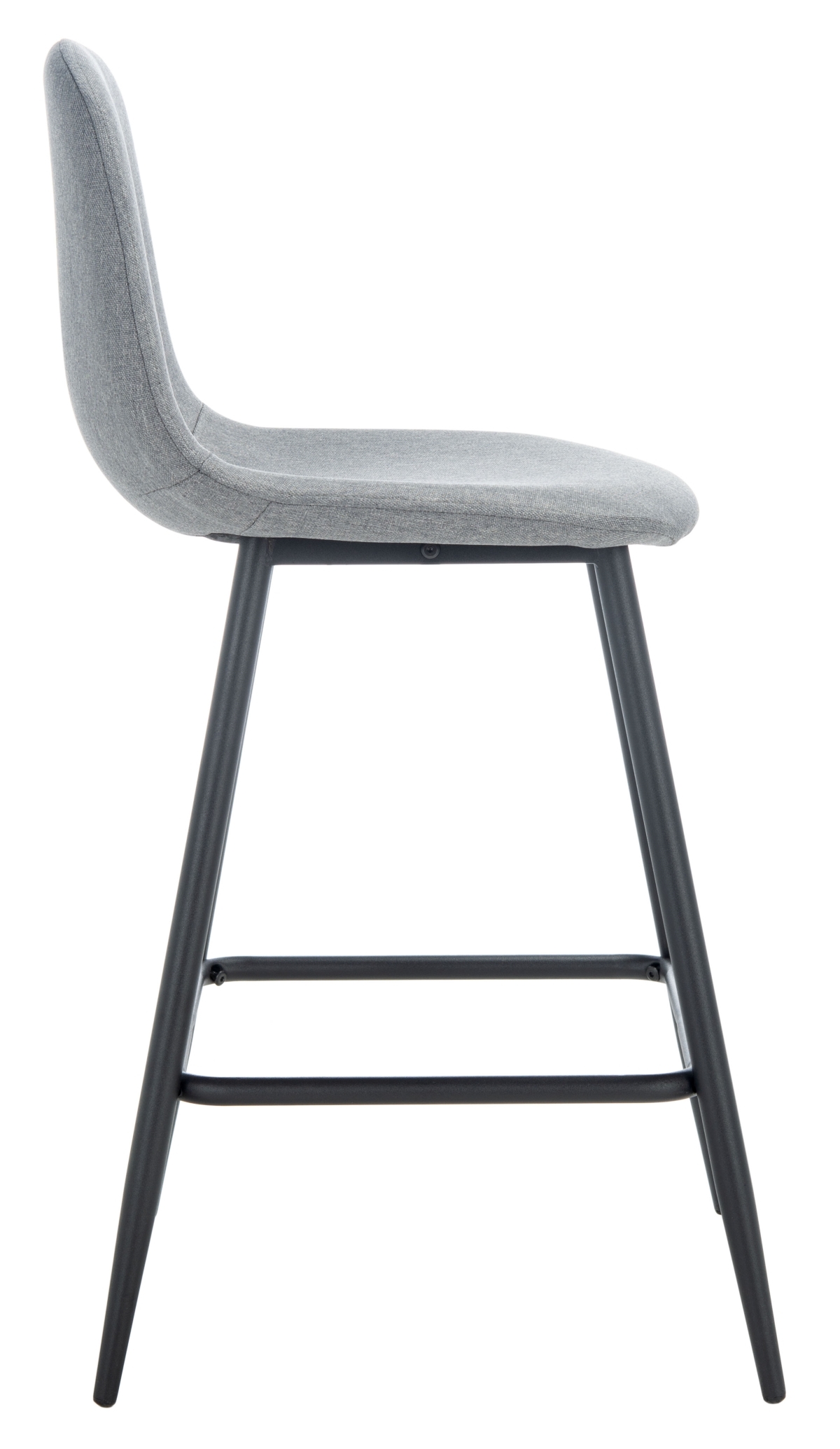 Travis Counter Stool - Dark Grey / Black - Safavieh - Image 4