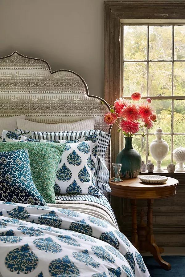 John Robshaw Bilva Peacock Duvet - Image 0