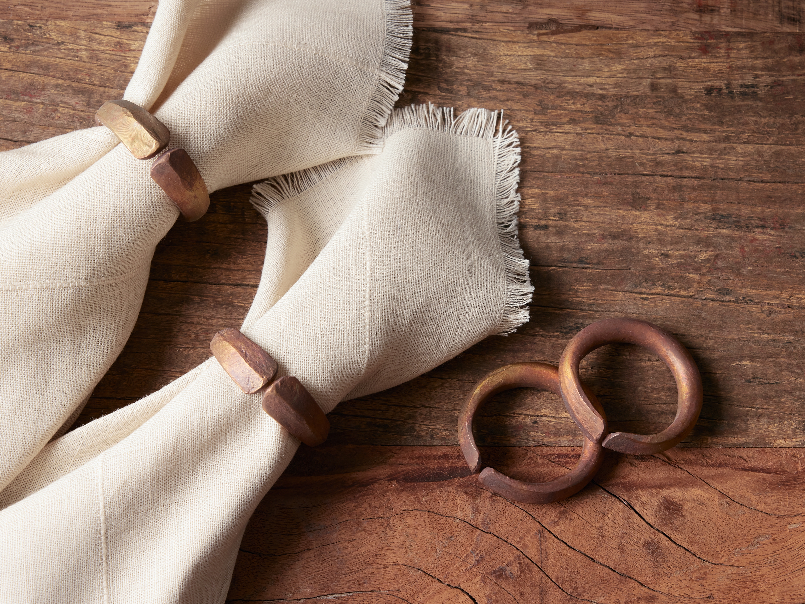 Arber Napkin Rings in Stainless Steel Copper - Image 0