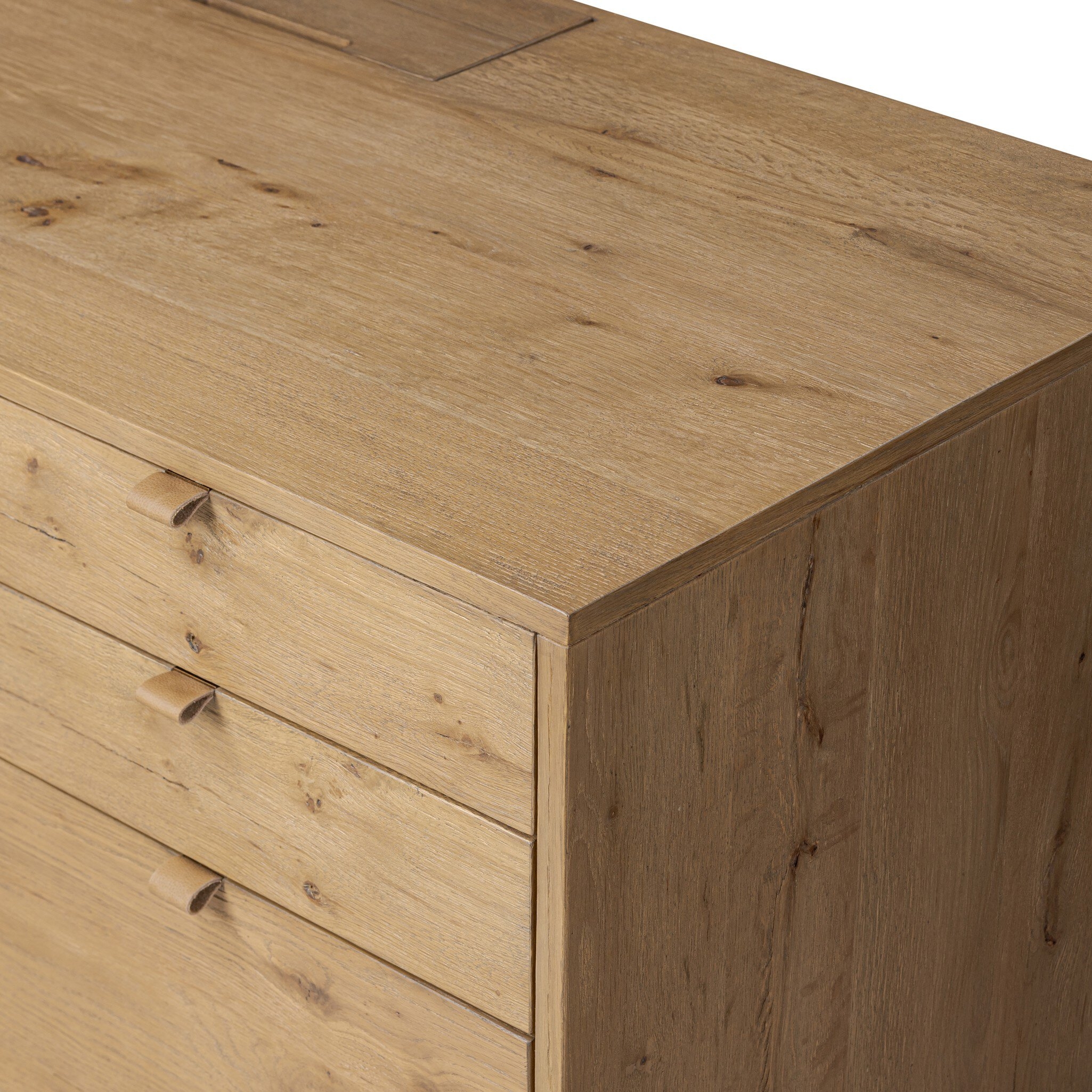 Tula Executive Desk - Worn Oak Veneer - Image 7