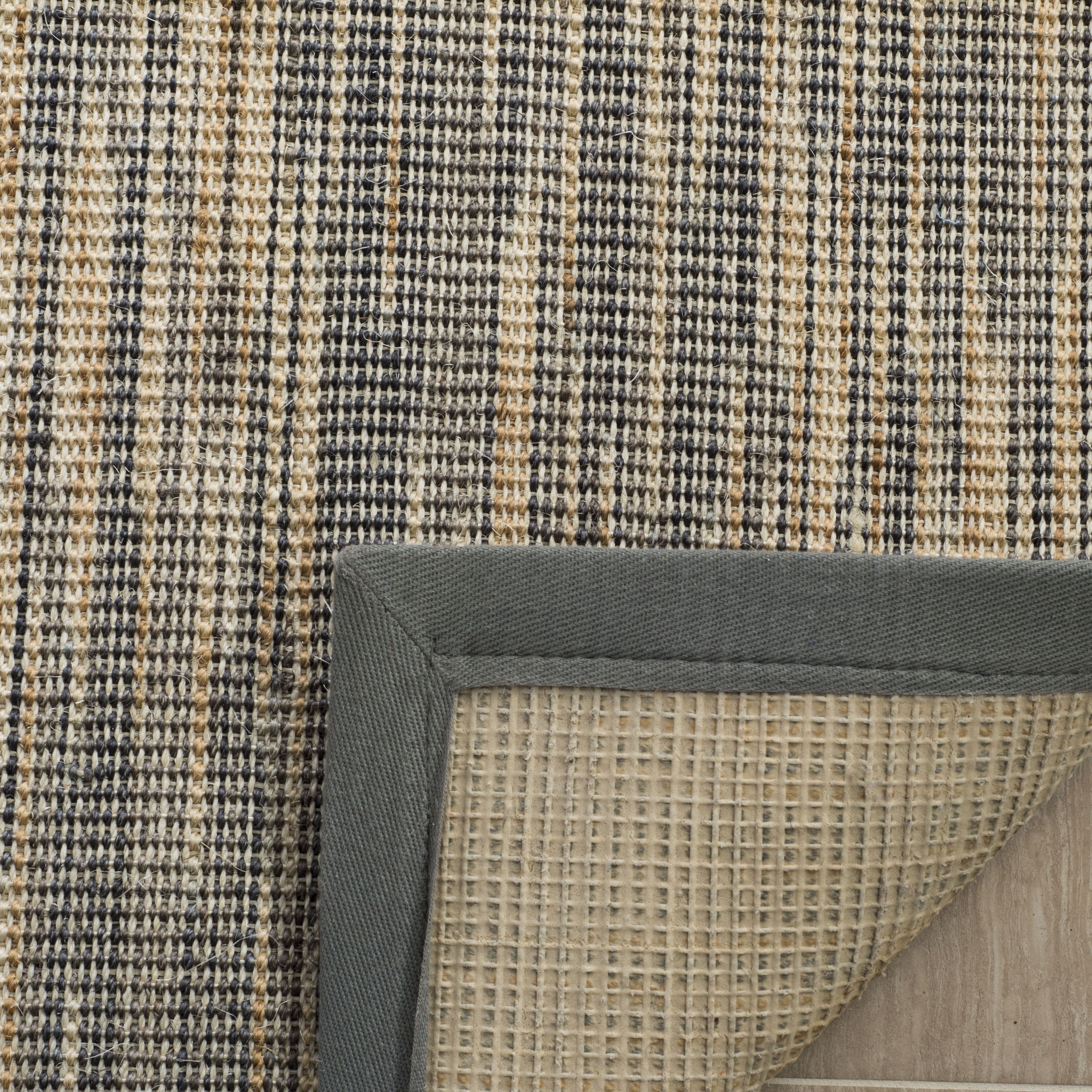 Arlo Home Woven Area Rug, NF474B, Natural/Grey,  4' X 6' - Image 3