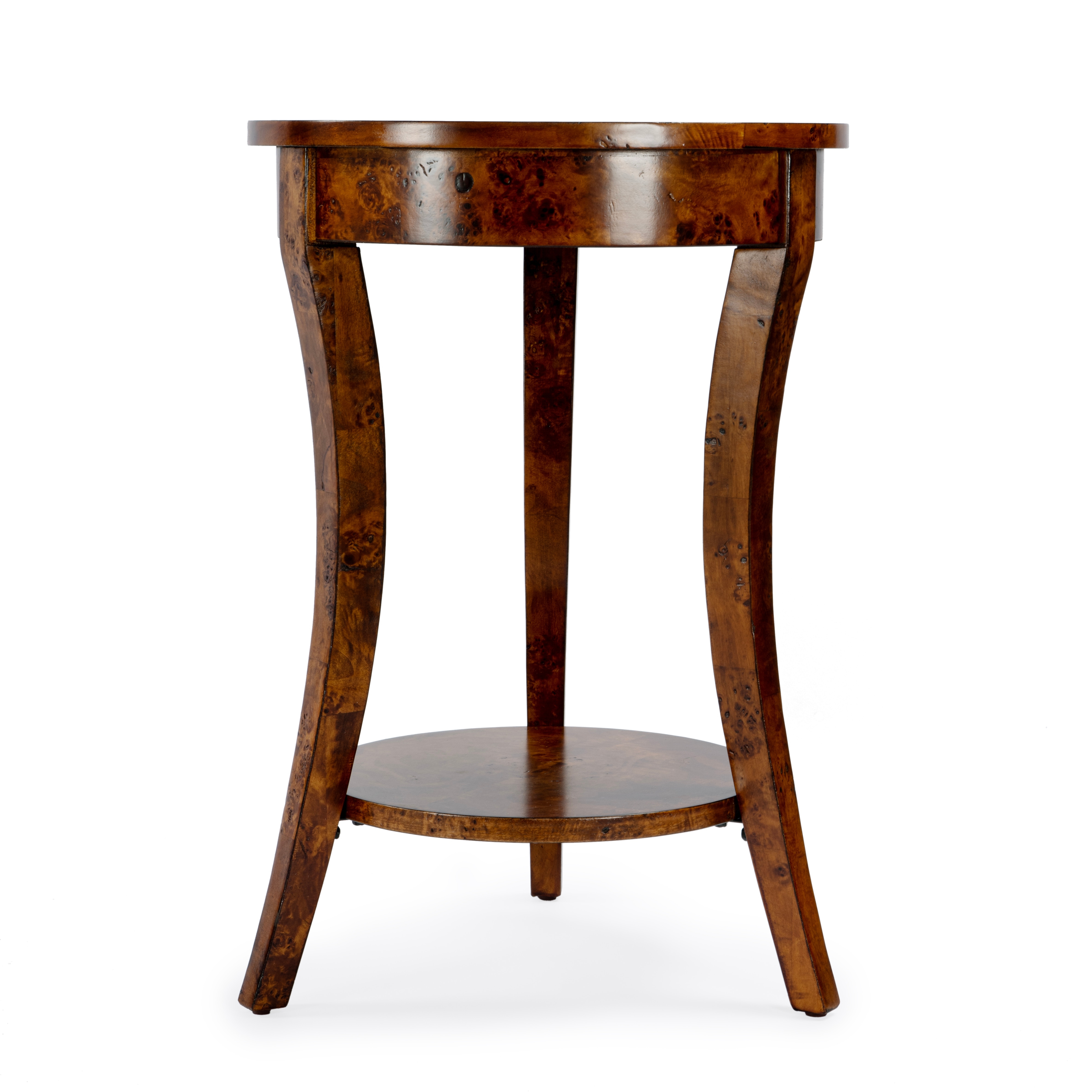 Holdin Traditional Burl Side Table - Image 2