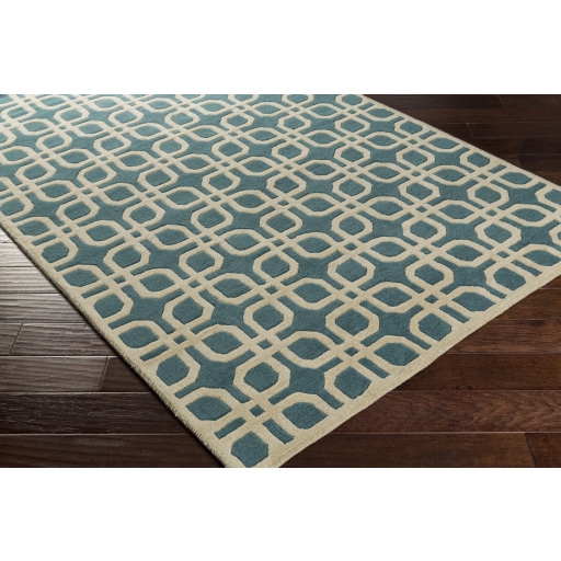 Transit Beige Indoor 9' x 13' Handmade Rug - Image 1