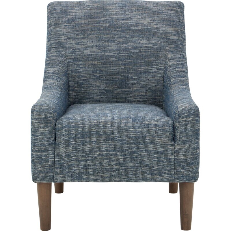 Shea Fabric 25.5'' Wide Armchair, Hampden Navy - Image 1