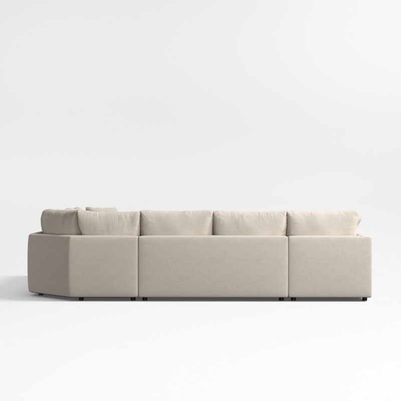 Gather 4-Piece L-Shaped Wedge Sectional Sofa with Chaise Lounge - Image 2