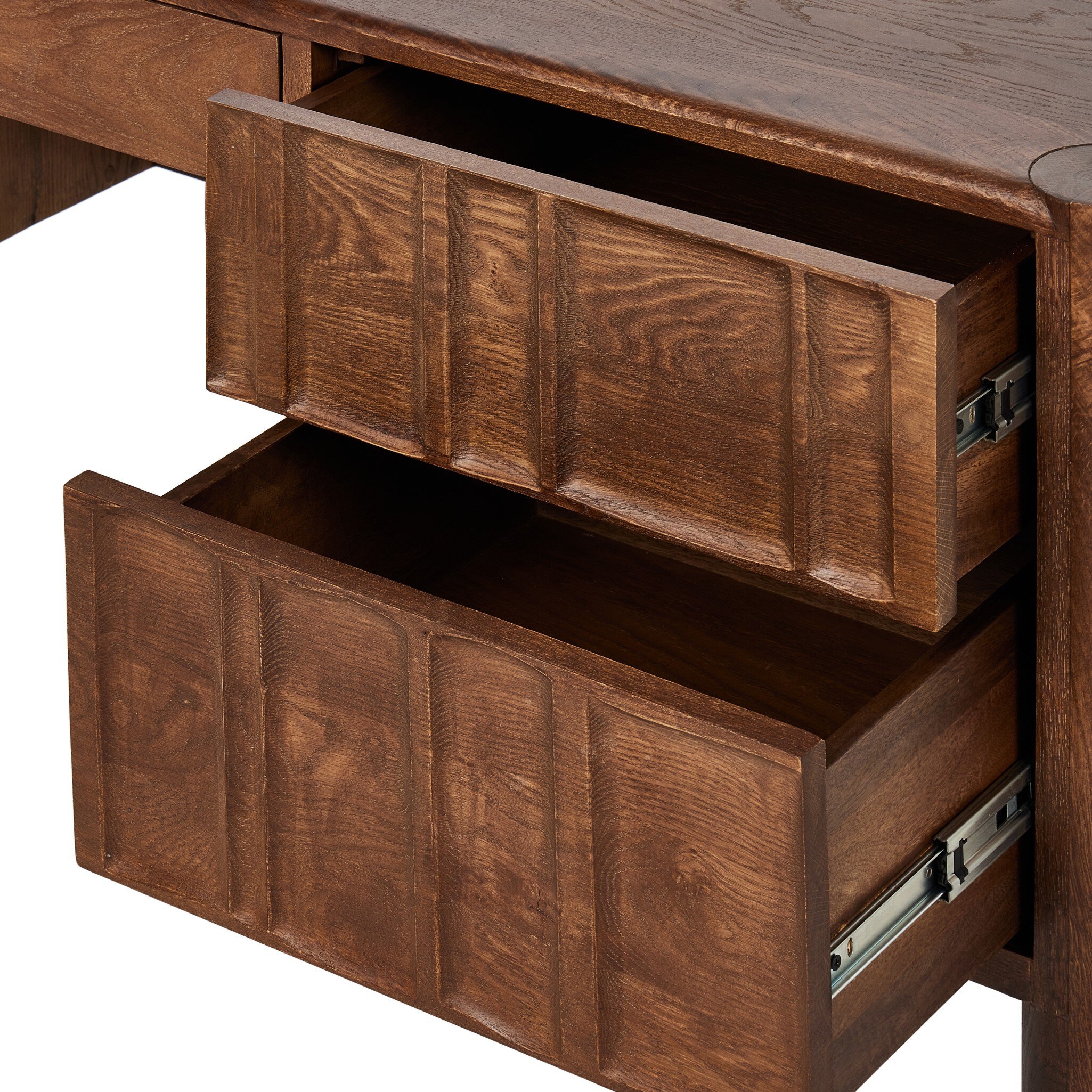 Ezri Desk - Carved Cocoa Oak - Image 18