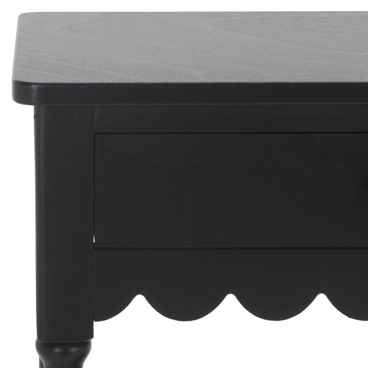 Haven 2 Drawer Small Console - Matte Black - Image 2