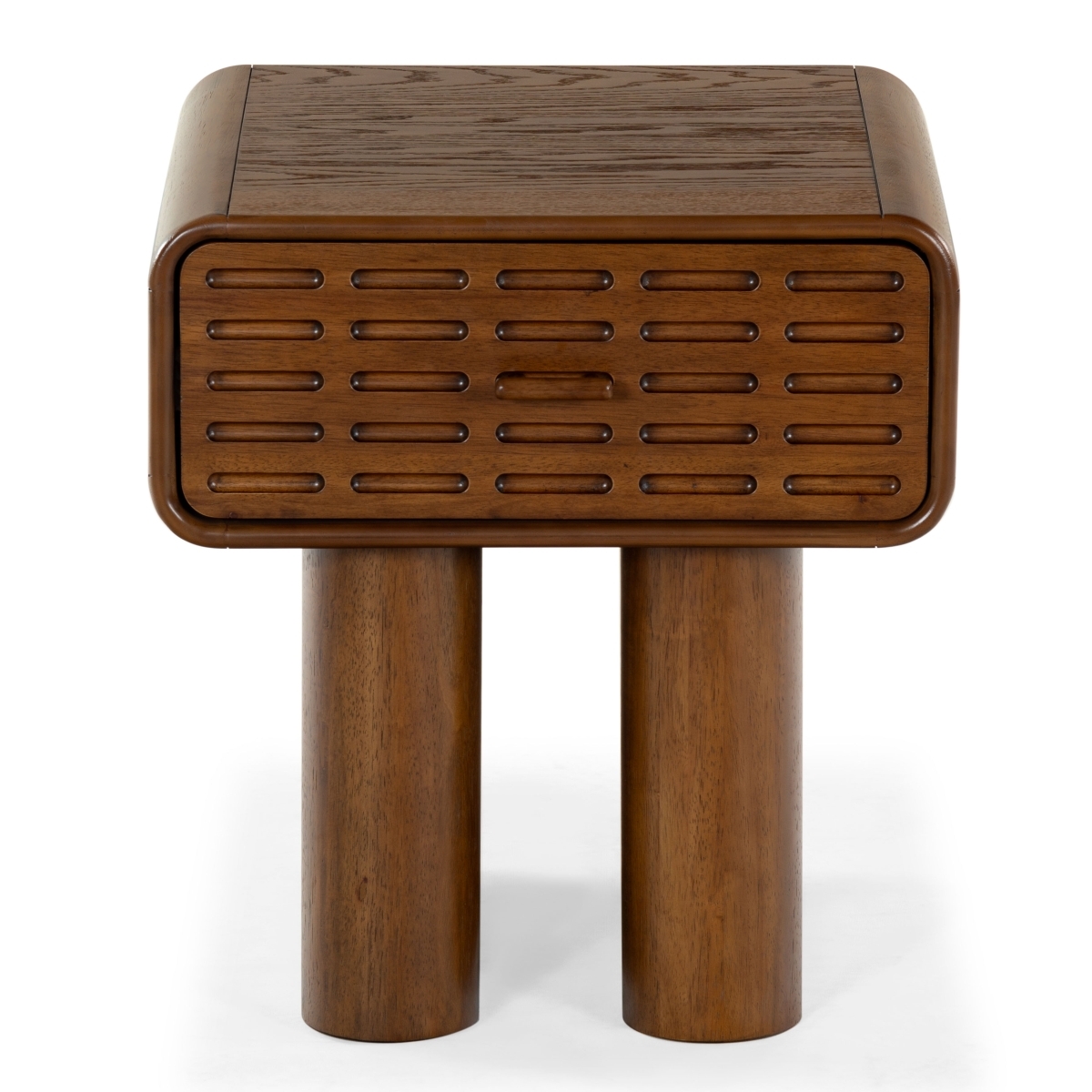 Torricelli 1 Drawer Nightstand - Medium Oak - Image 0