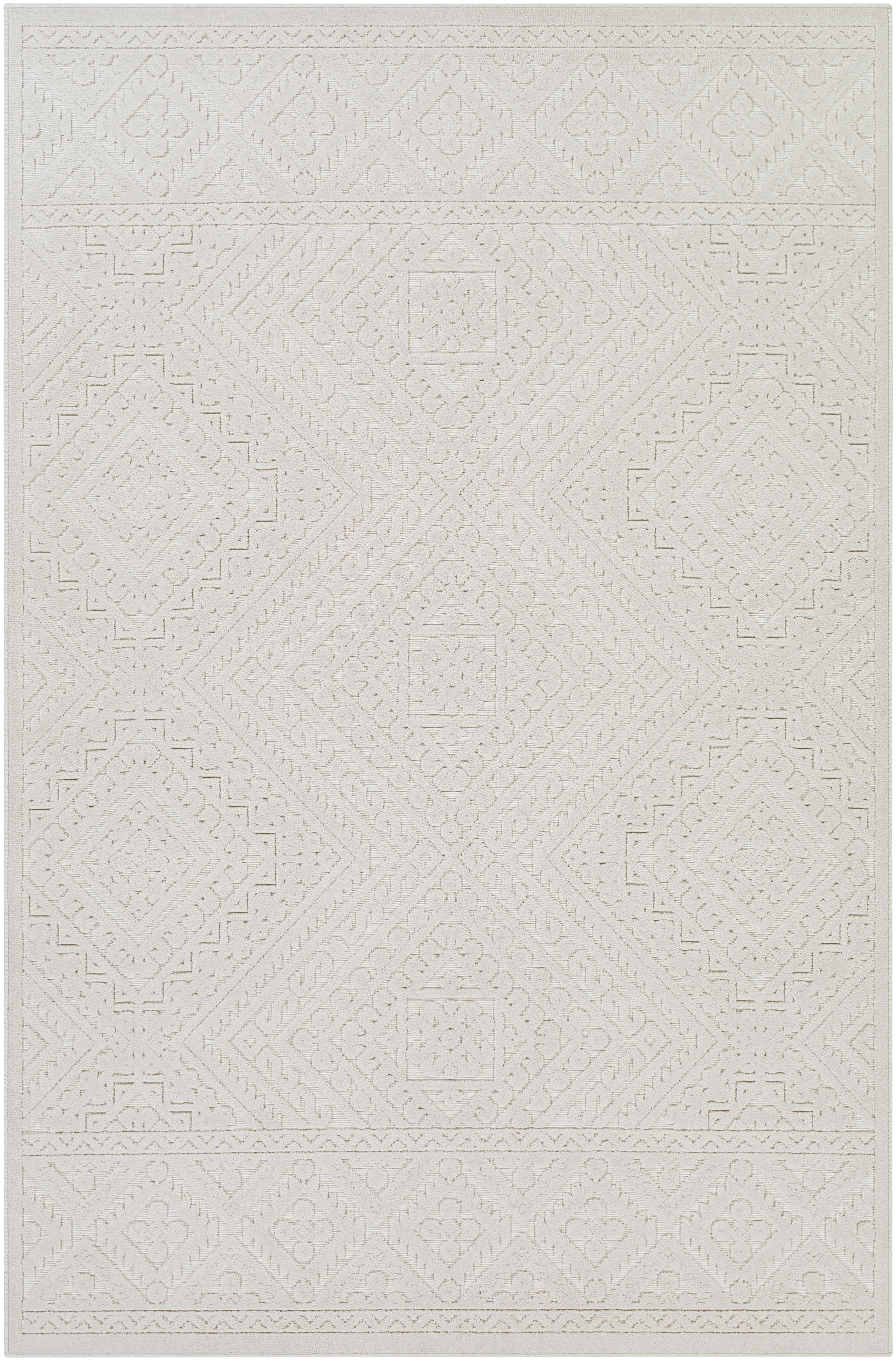 Greenwich Beige Outdoor 9' x 12' Machine Woven Rug - Image 2