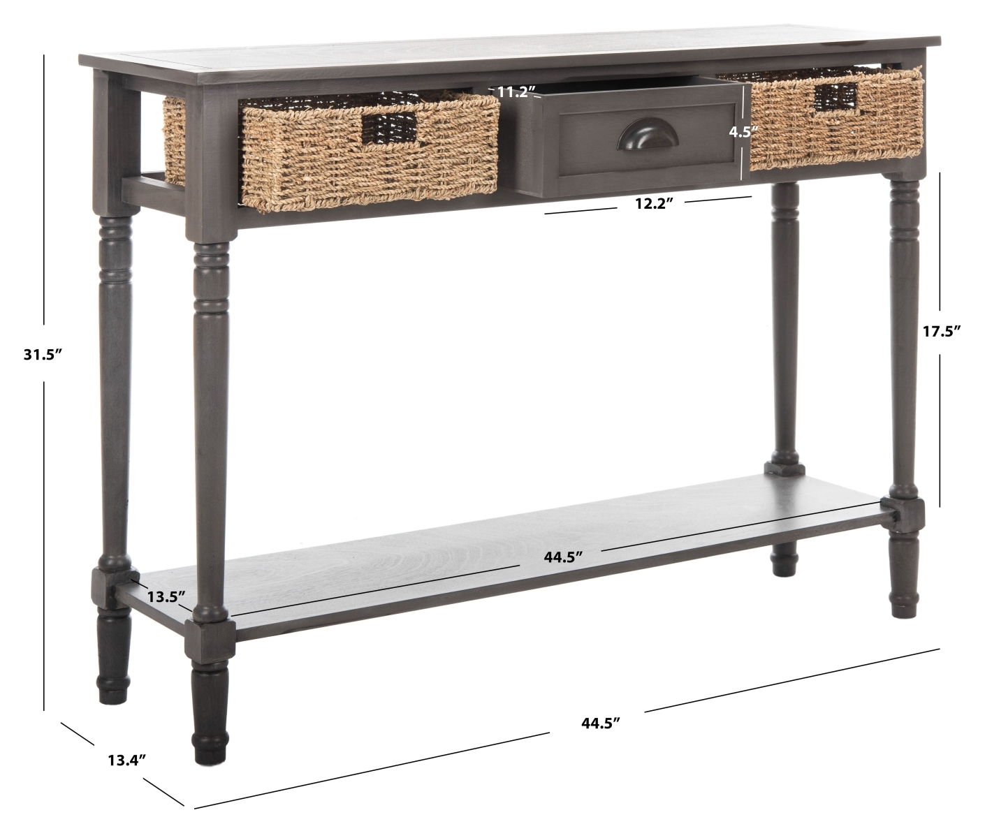 Winifred Console - Grey - Safavieh - Image 9