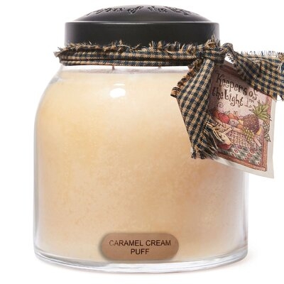 34-Ounce Caramel Cream Puff Scented Candle - Image 0