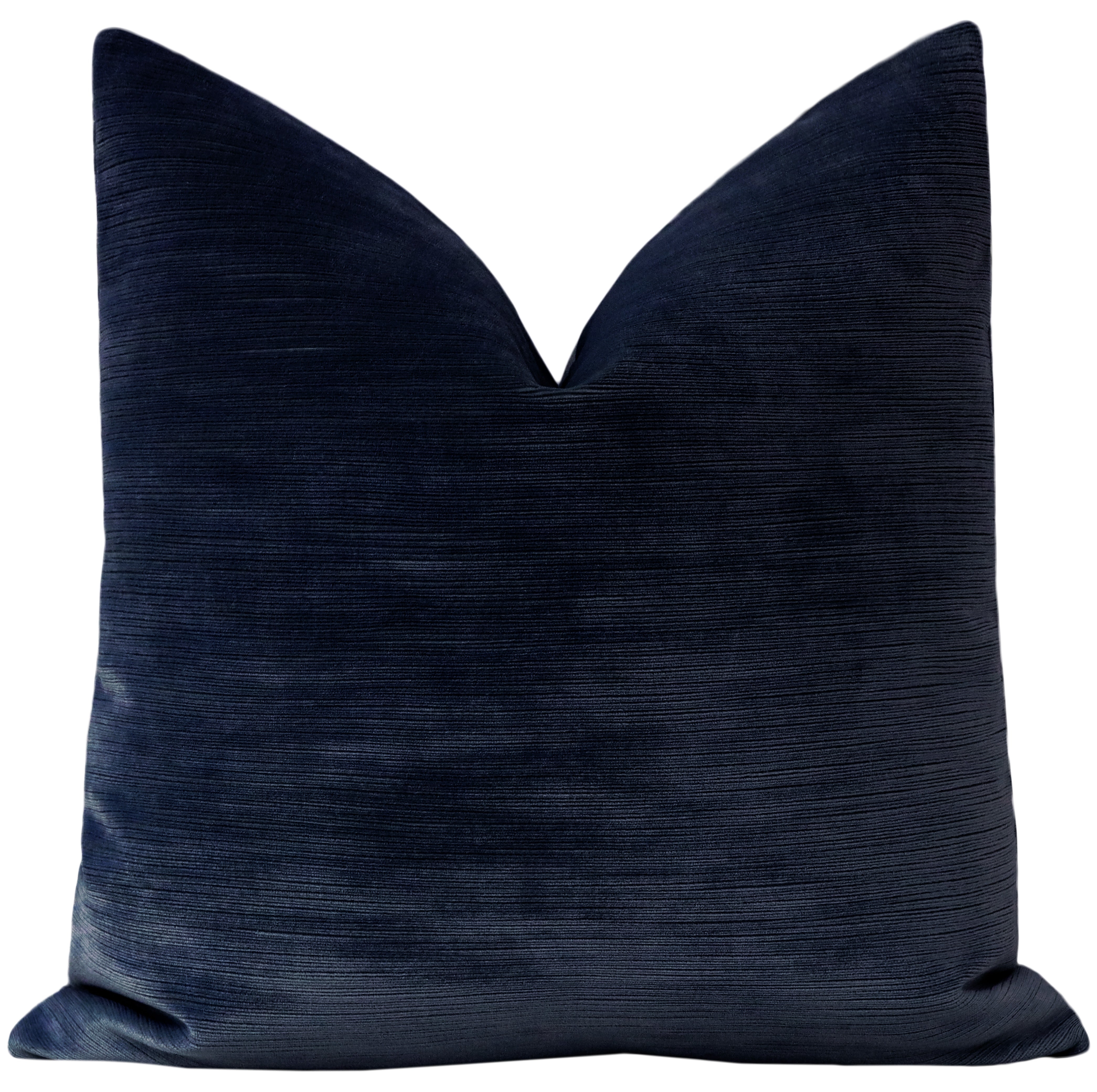 STRIE VELVET // NAVY BLUE - BY THE YARD - Image 0