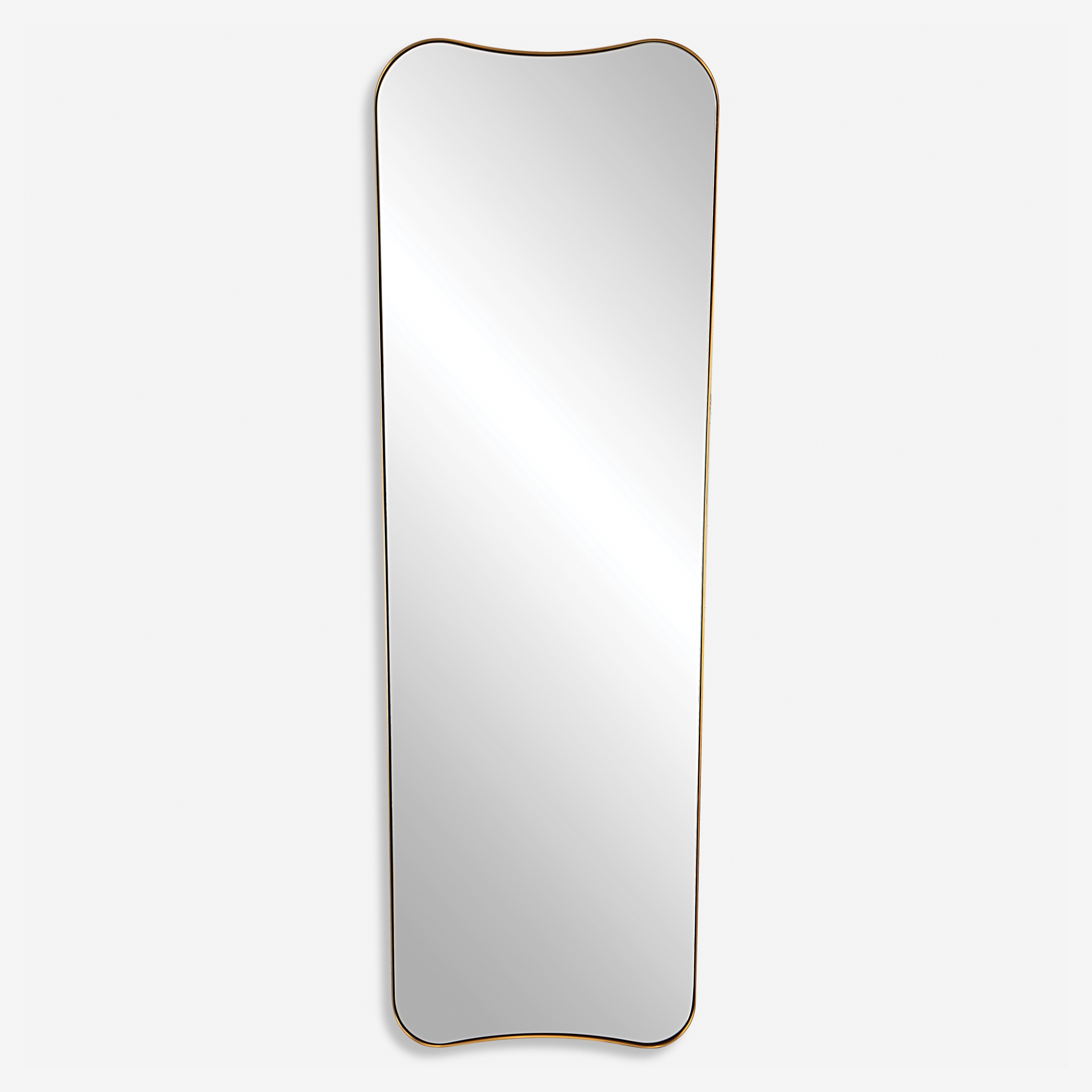 Belvoir Large Antique Brass Mirror - Image 0