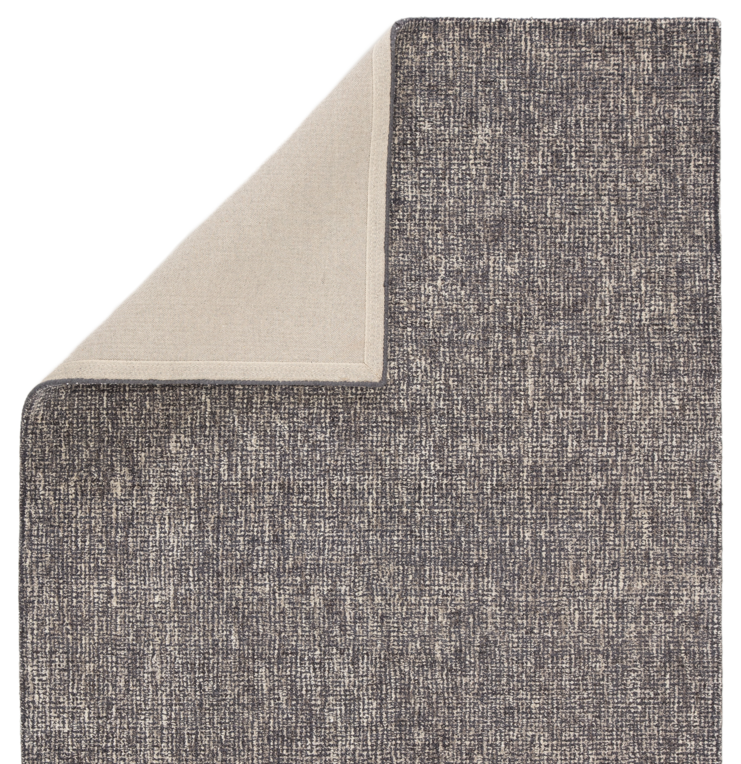 Britta Plus Handmade Solid Dark Gray/ Light Gray Area Rug (9' X 12') - Image 2