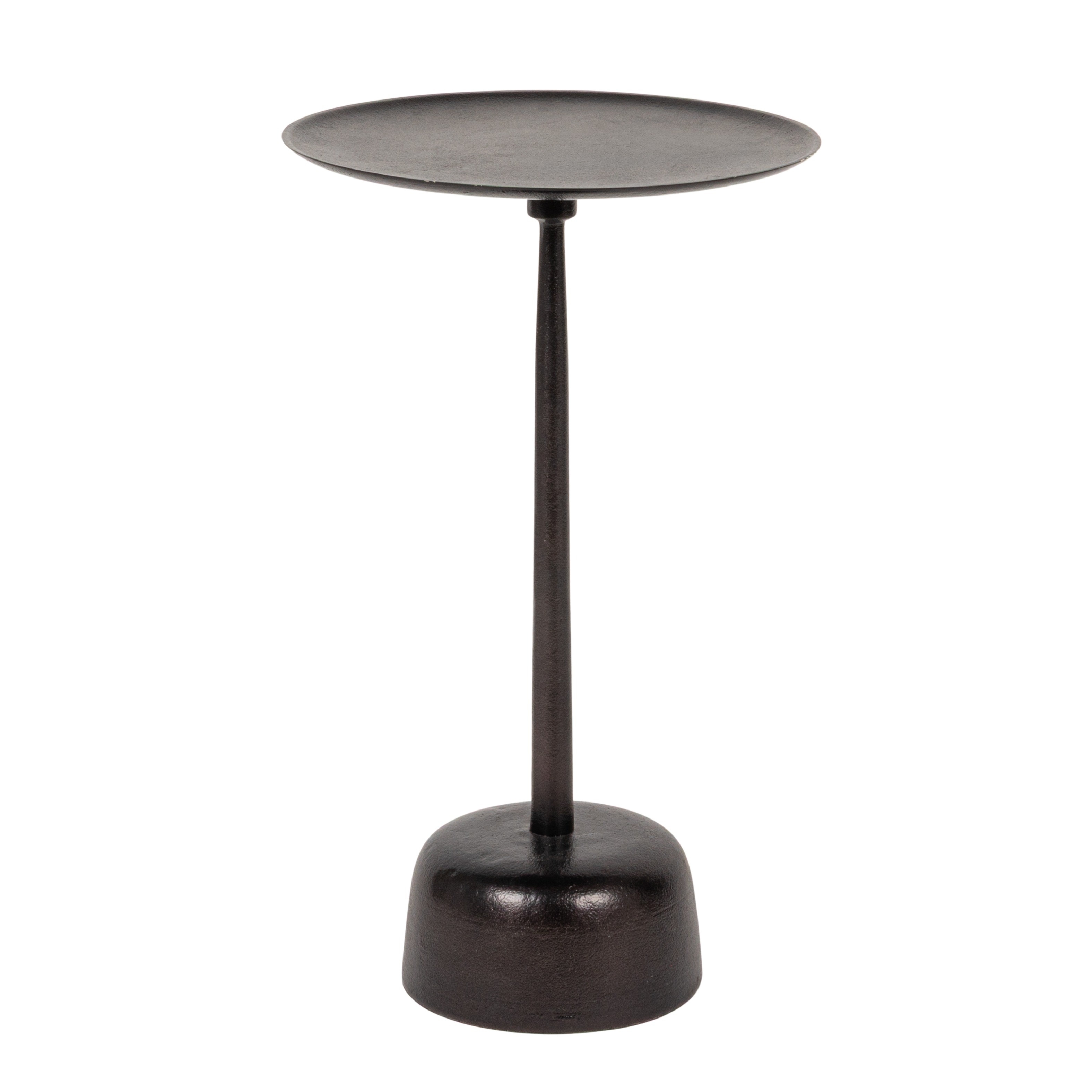 Metal Martini Cocktail Table, Black Finish - Image 0