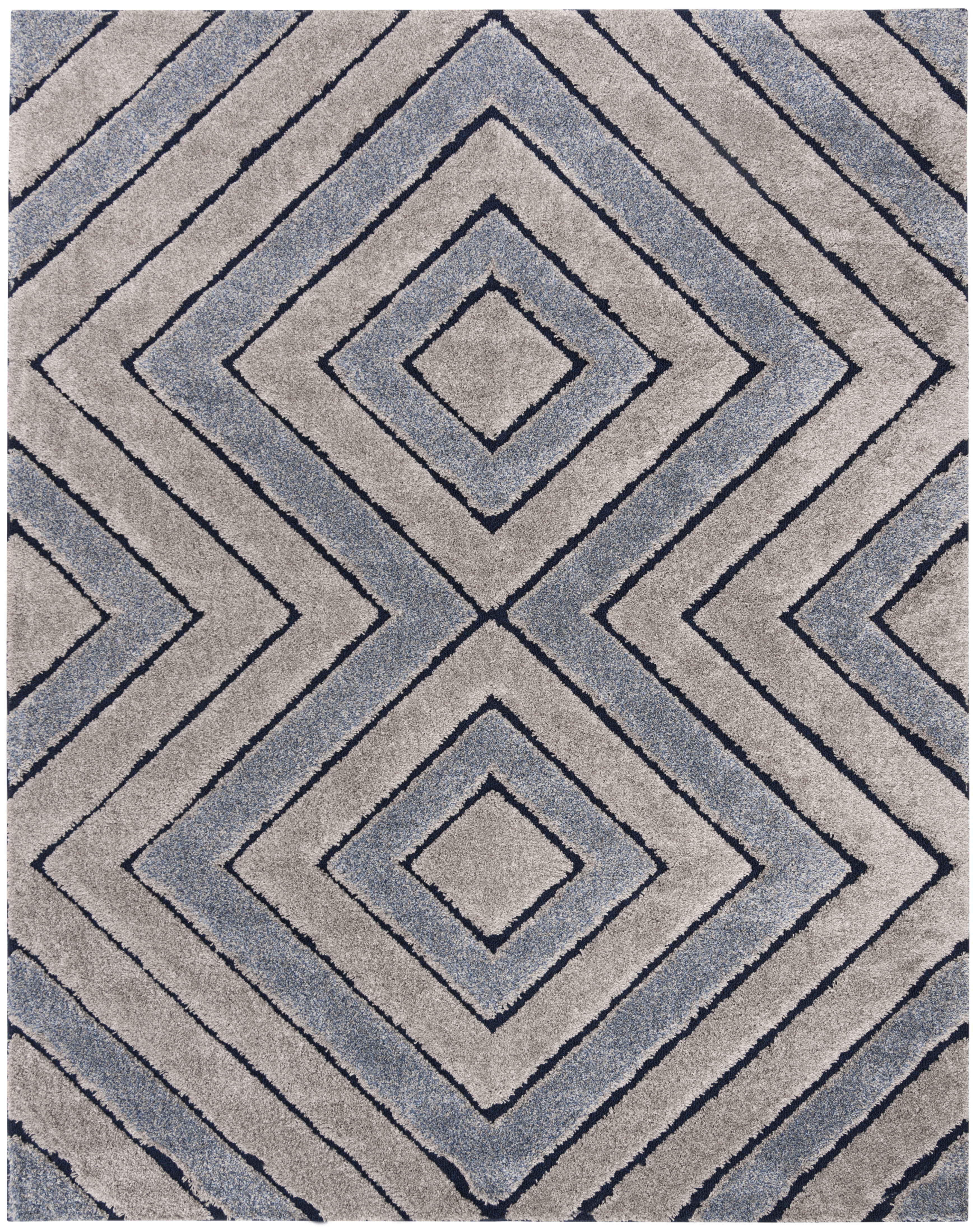 Safavieh Woven Area Rug, SG834G, Grey/Blue,  8' X 10' - Image 0
