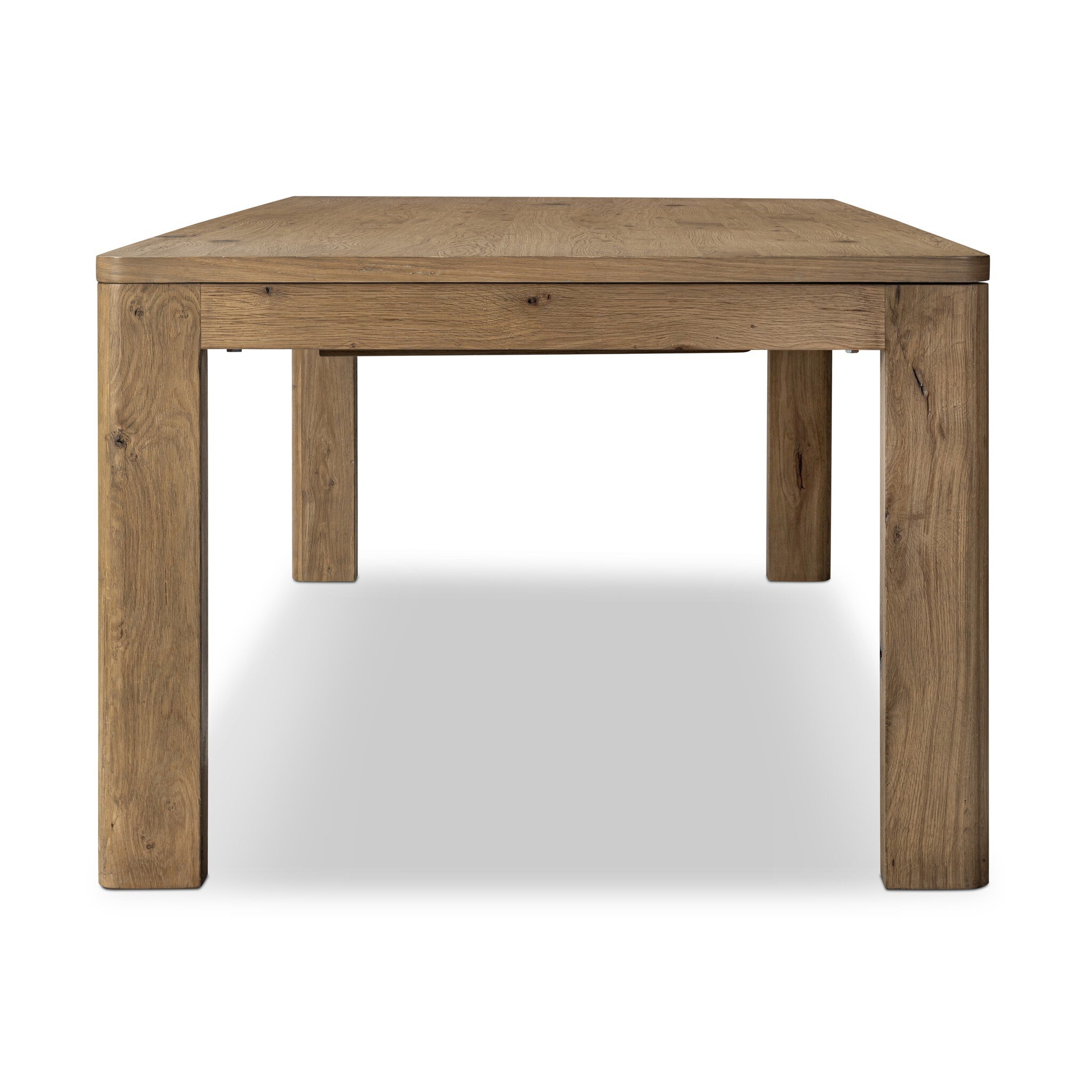 Noeline Double Extension Dining Table - Resawn Worn Oak - Image 2