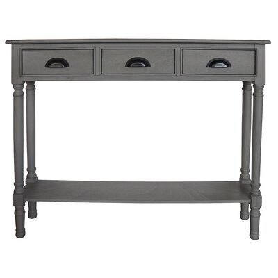 Meza 39.5" Solid Wood Console Table - Image 0