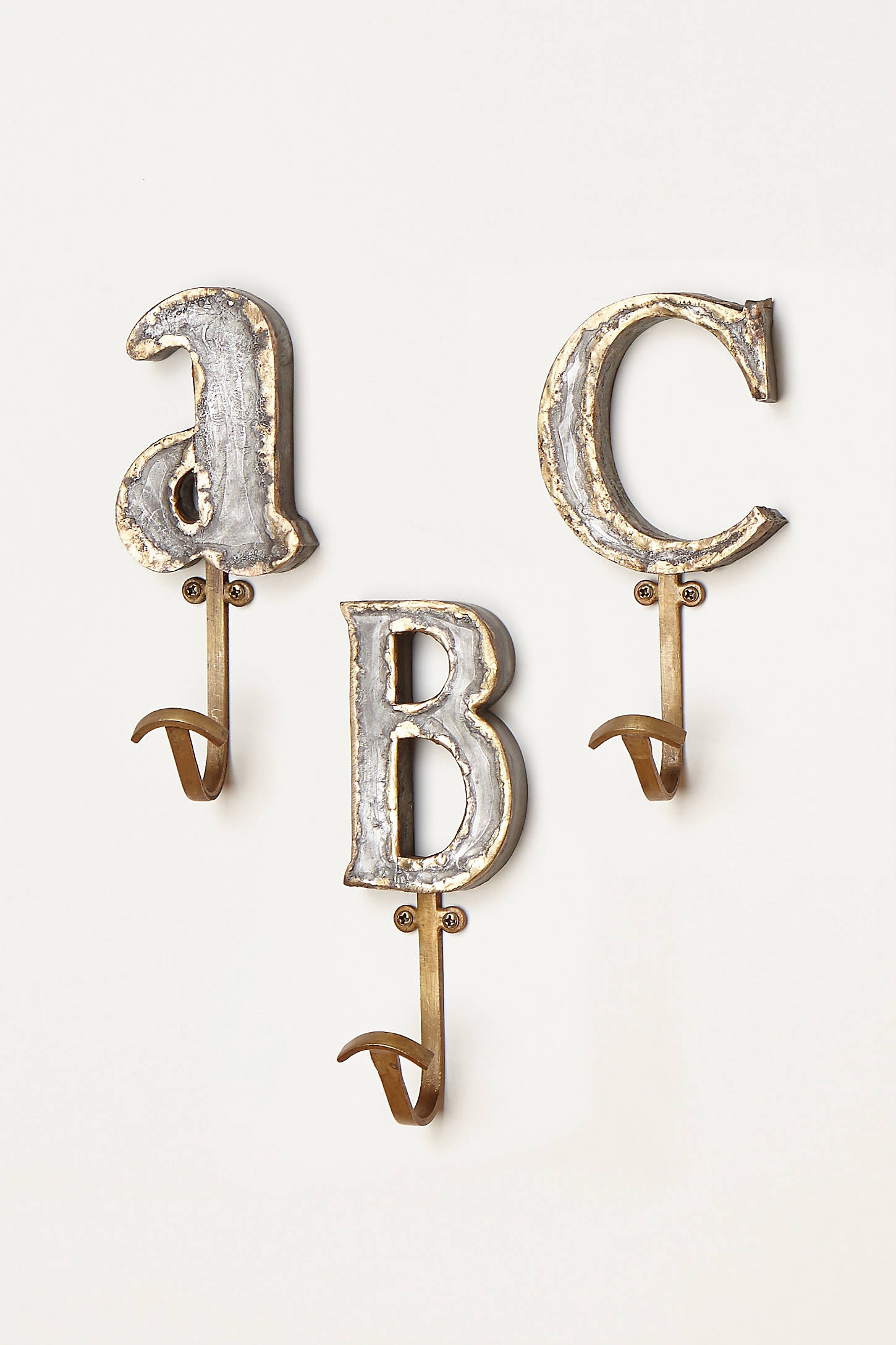 Marquee Letter Hook By Anthropologie in Bronze Size I - Image 0