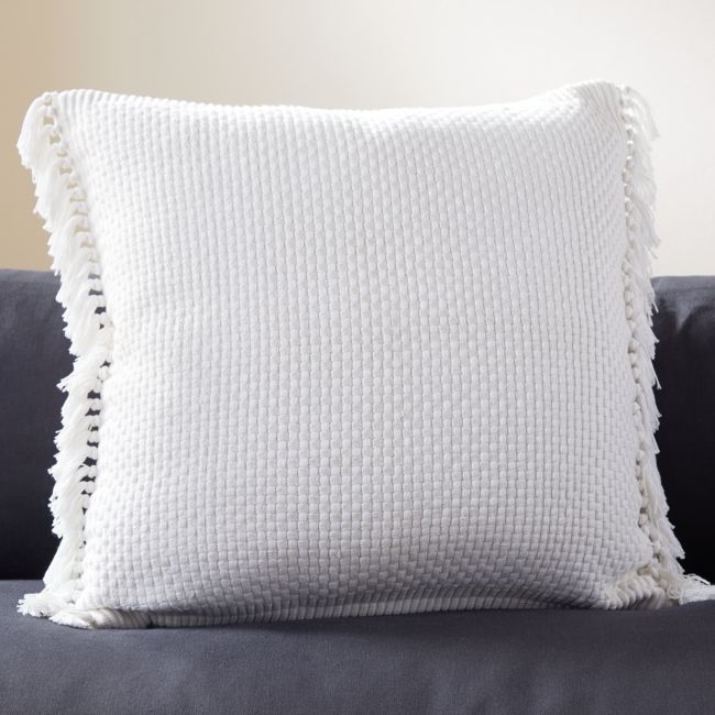 Mane Pillow with Down-Alternative Insert, 23" x 23" - Image 1
