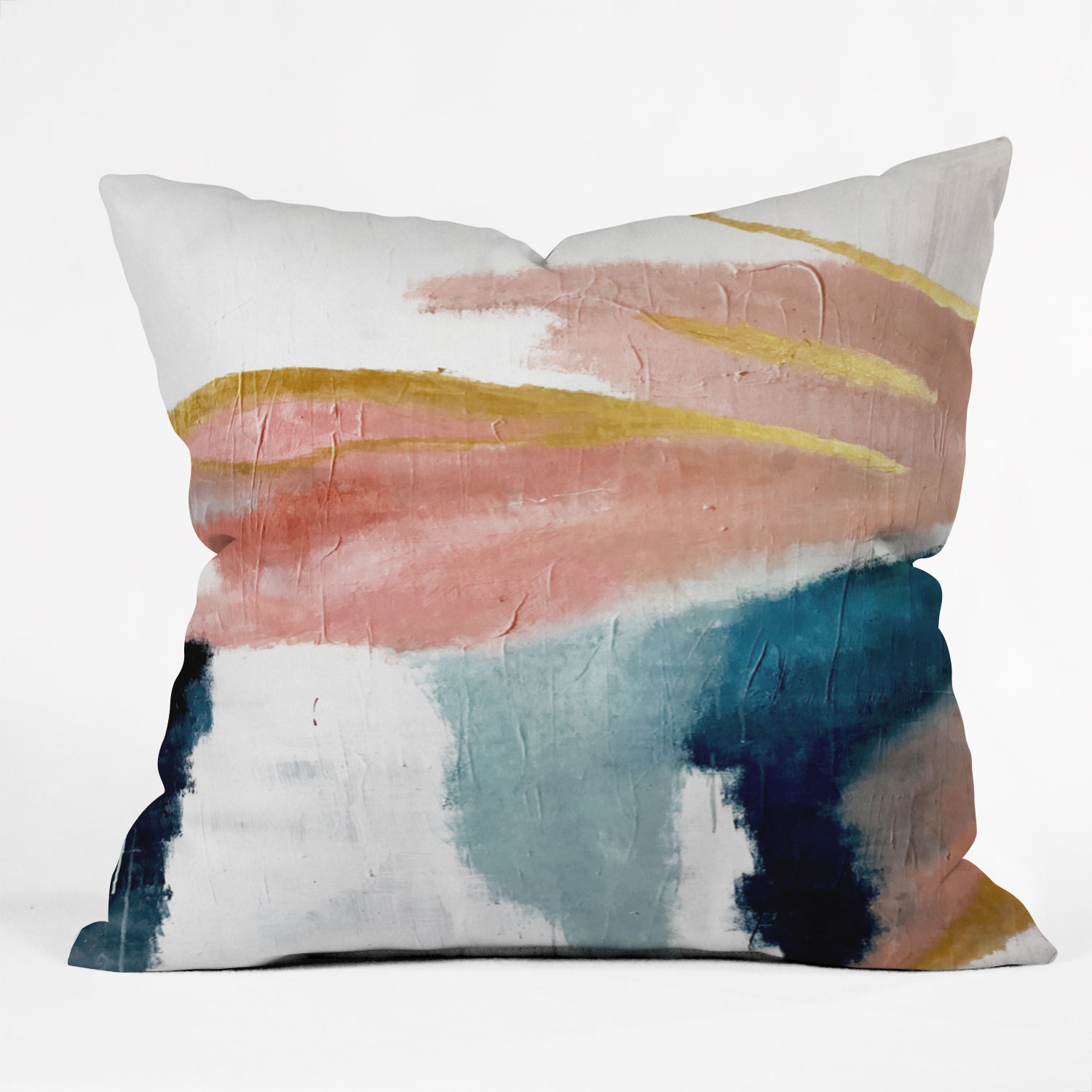 Exhale by Alyssa Hamilton Art - Outdoor Throw Pillow 20" x 20" - Image 1