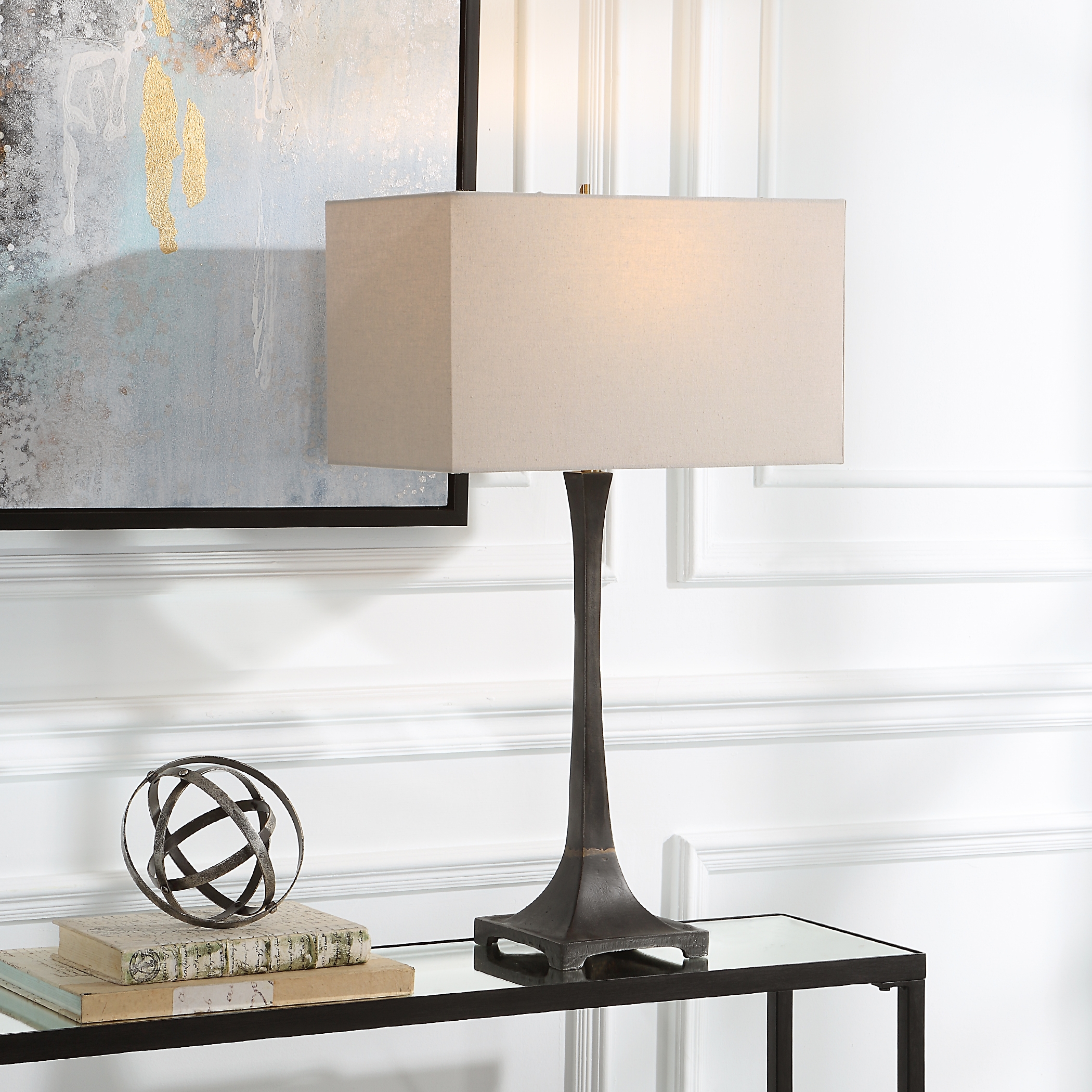 Reydan Tapered Iron Table Lamp - Image 1