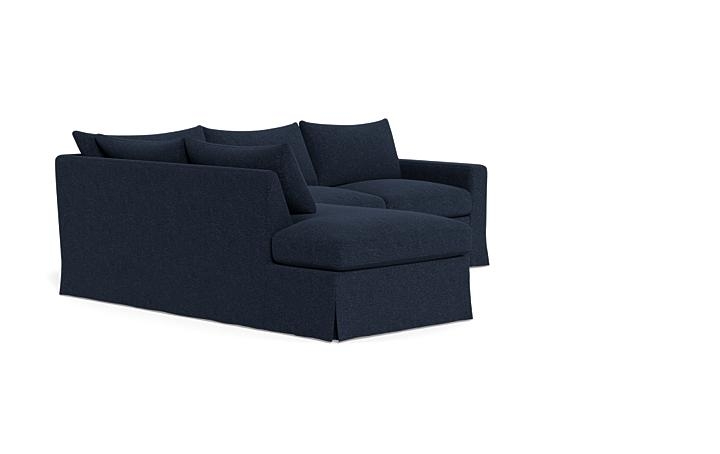 Sloan Slipcovered 3-Seat Left Bumper Sectional - Image 1