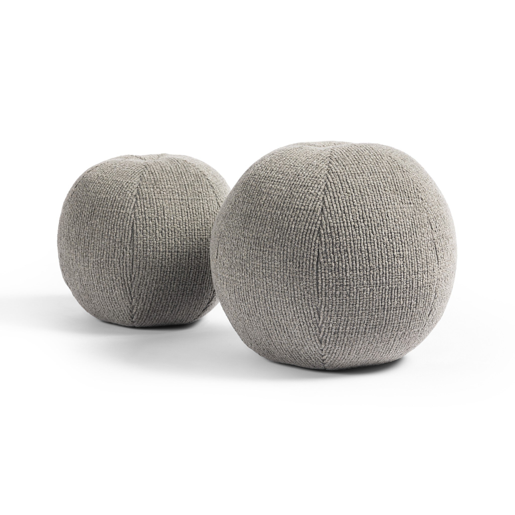 Balle Outdoor Pillow, Set Of 2 - Leto Grey - Image 4