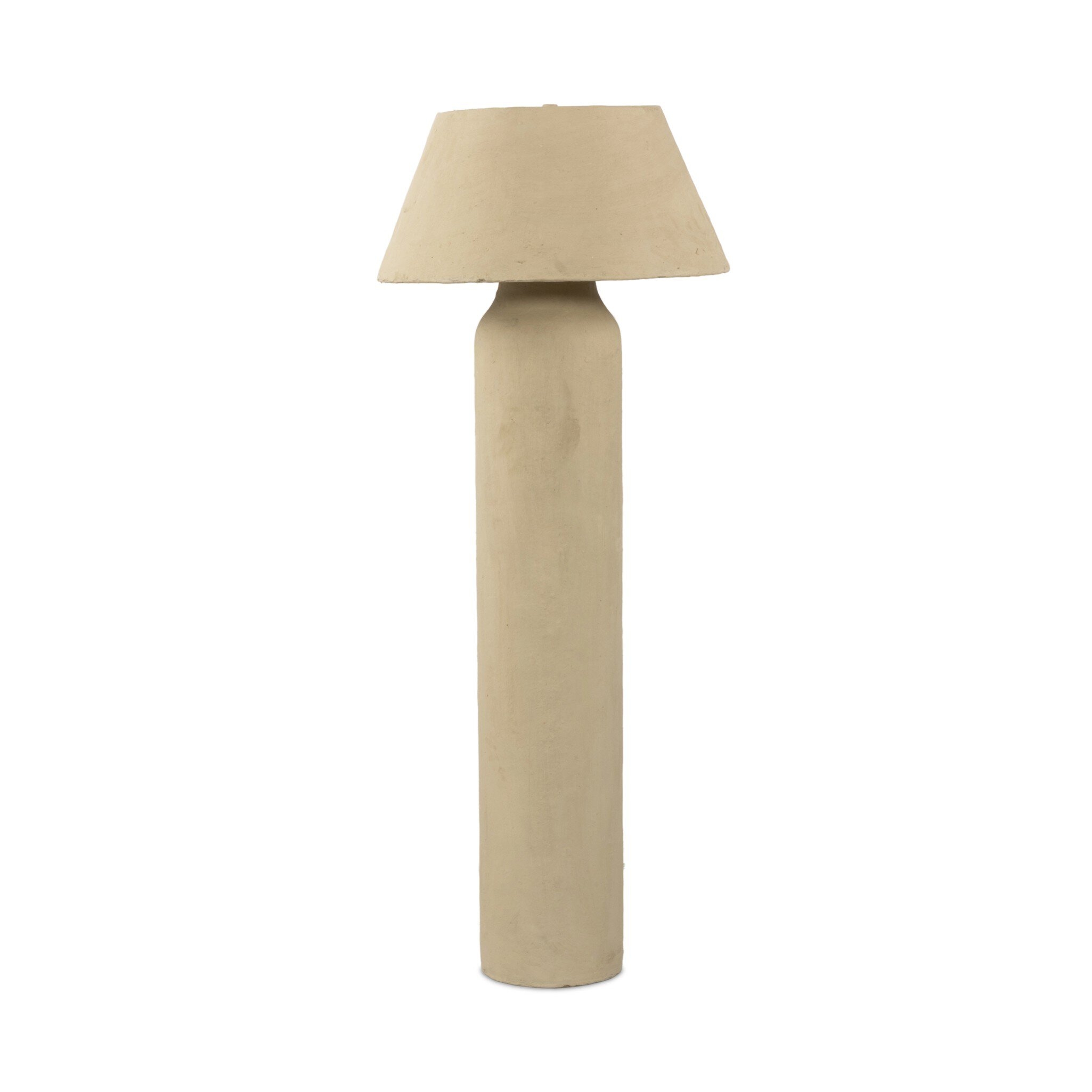 Sagredo Floor Lamp - Light Paper Mache - Image 1