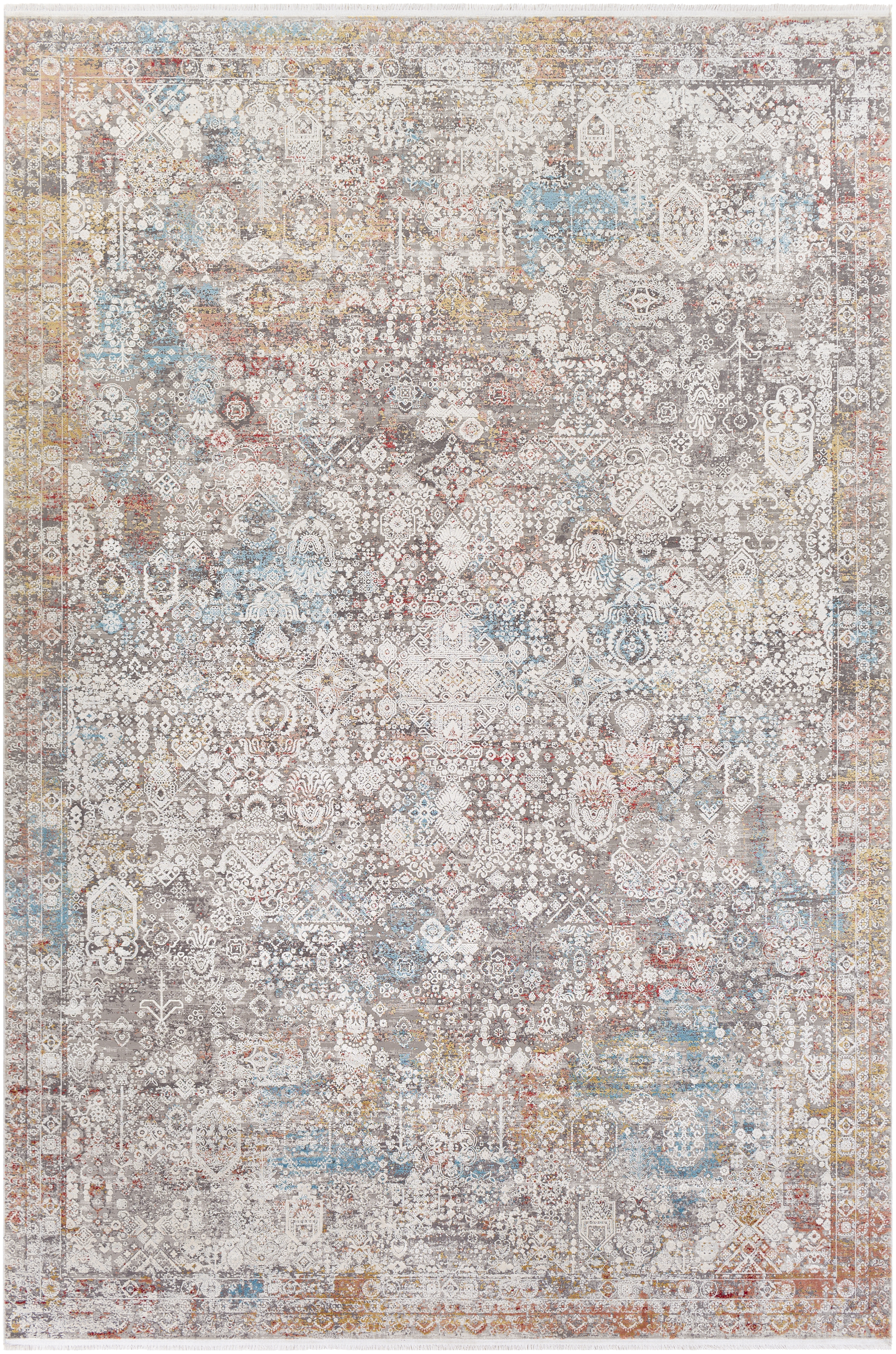 Solar Beige Indoor 7'9" x 11'2" Machine Woven Rug - Image 0