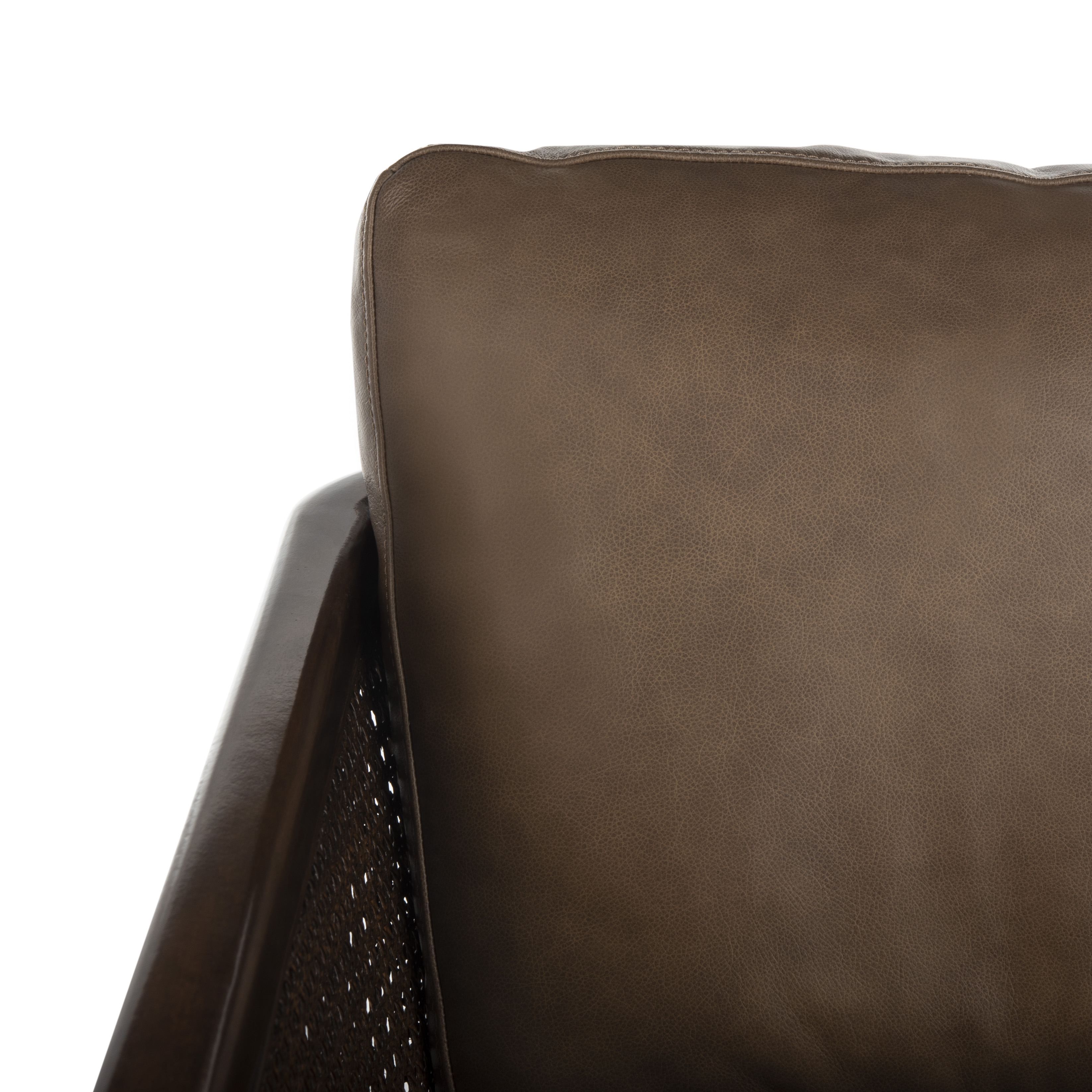 Caruso Barrel Back Chair - Dark Brown - Arlo Home - Image 5