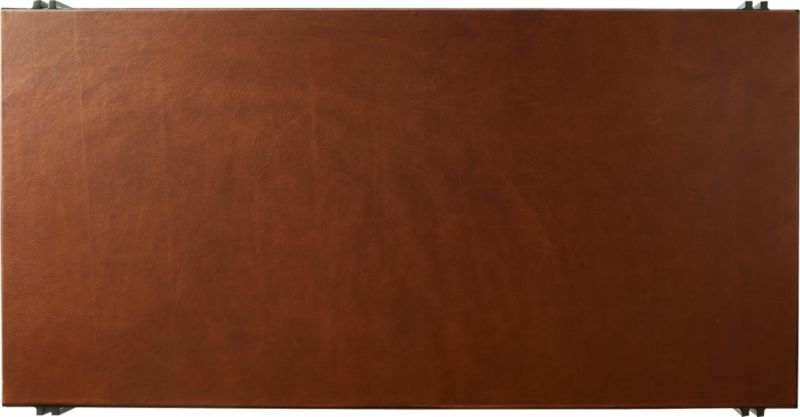 Tether Leather and Metal Desk - Image 5
