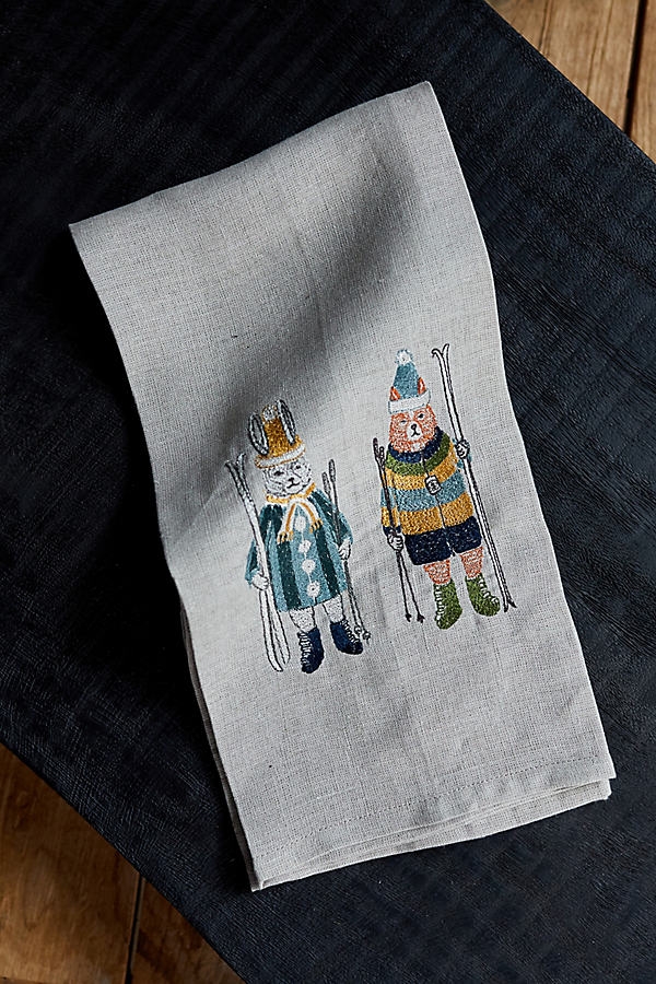 Ski Buddies Dish Towel - Image 0