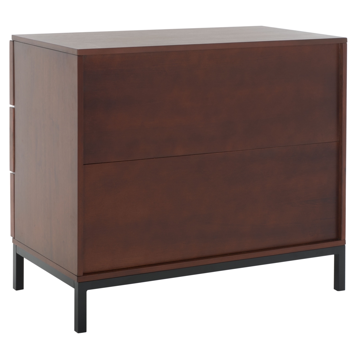 Zadie 3 Drawer Rattan Chest - Walnut / Natural - Safavieh - Image 5