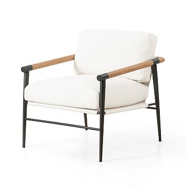 Carbon Framed Chair, Fayette Cloud - Image 0