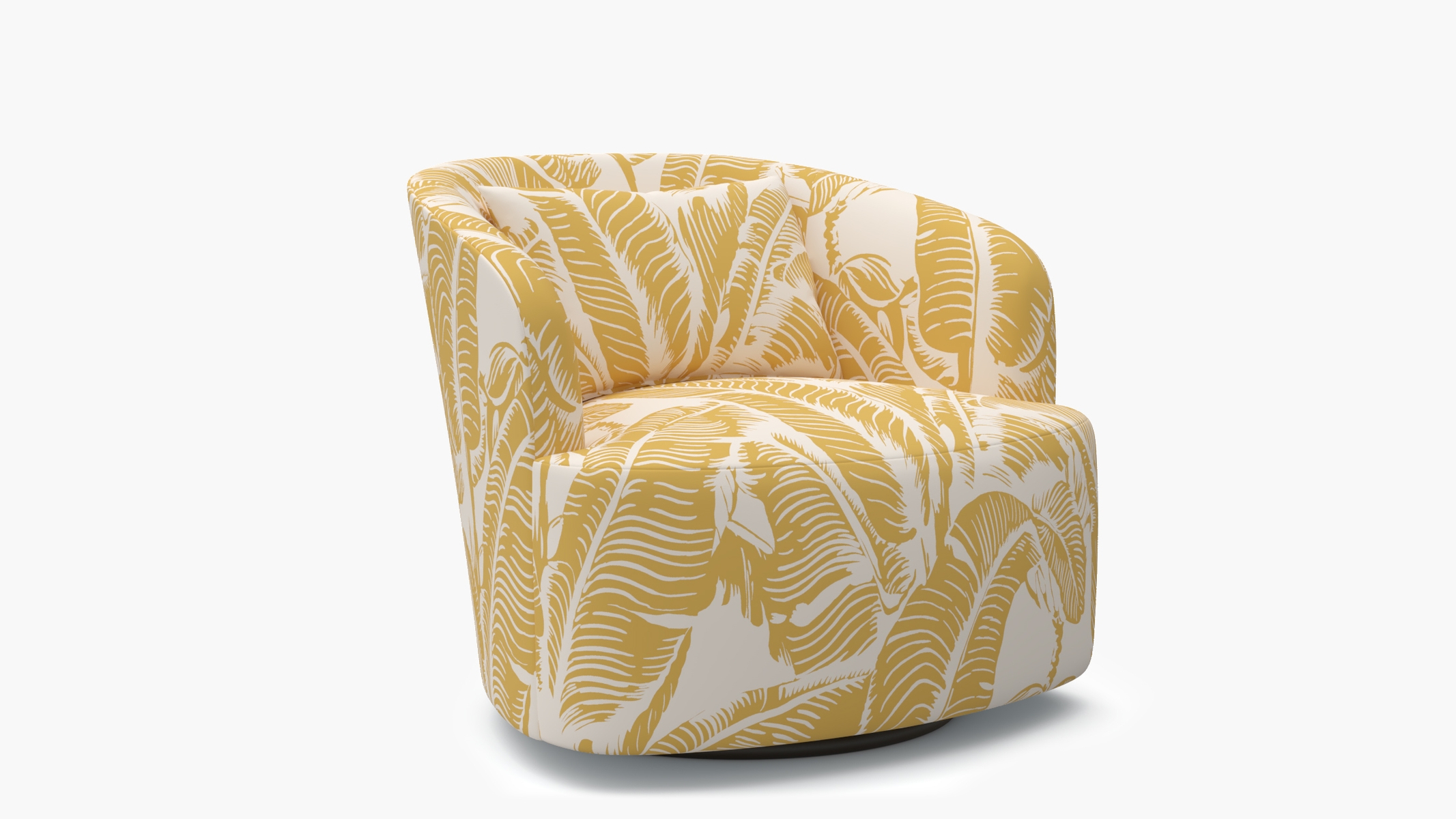 Deco Swivel Chair, Ochre Martinique® Encore - Image 1