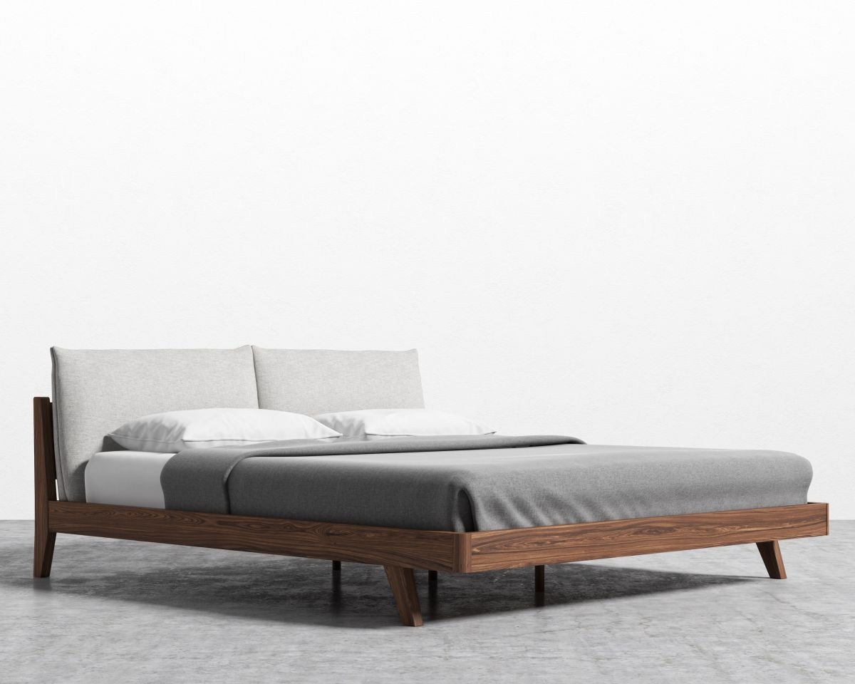Mikkel Bed Malmo, Walnut Veneer, King - Image 1