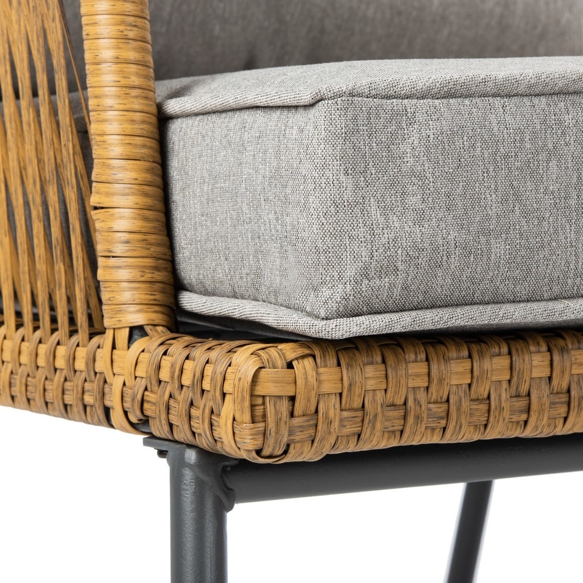 Jensen 3 Pc Lounge Set - Natural/Grey - Safavieh - Image 3