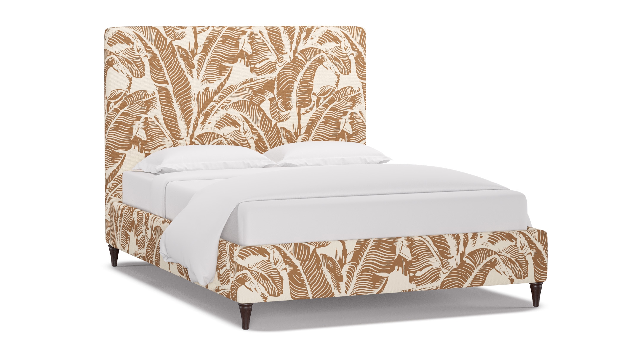 Classic Bed, Caramel Martinique® Encore, Espresso Decorative Tapered Leg, Twin - Image 1