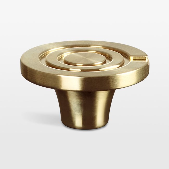 Le Creuset ® Light Gold Medium Crucible Knob - Image 0