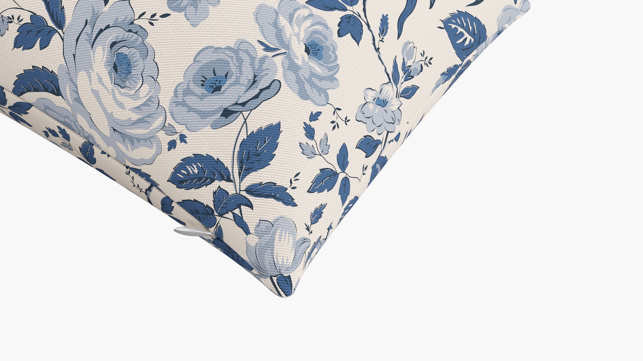 Throw Pillow 14" x 30", Delft Chintz, 14" x 30" - Image 1