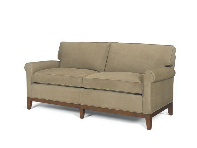 Leathercraft Brennan Two Seat Leather Sofa Upholstery: Timeless Blackout - Image 0