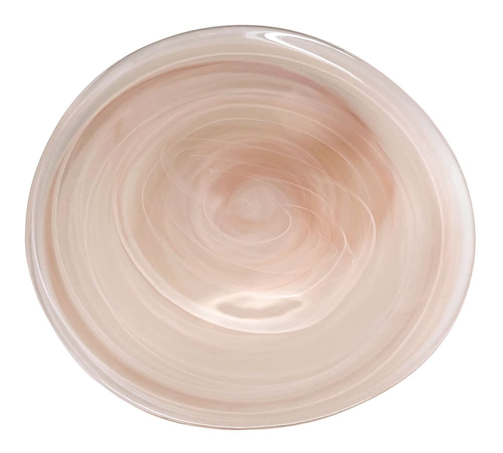 Alabaster Glass Dinner Plates, Set of 4 - Blush - Image 0